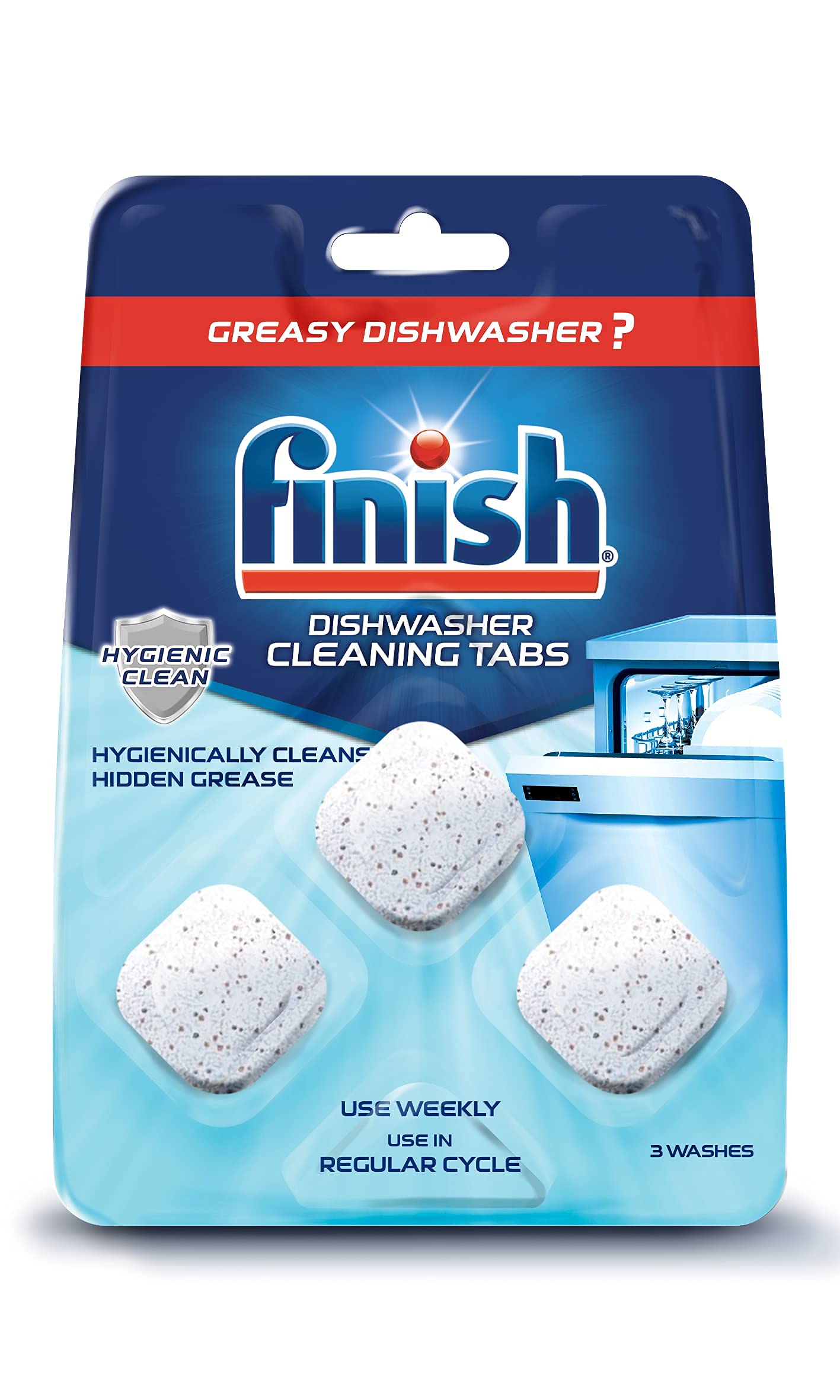 Best In-Wash Dishwasher Cleaner for Hidden Grease & Grime - 3 Pack | Deep Cleans & Deodorizes | Perfect for Kitchen Maintenance & Appliance Care