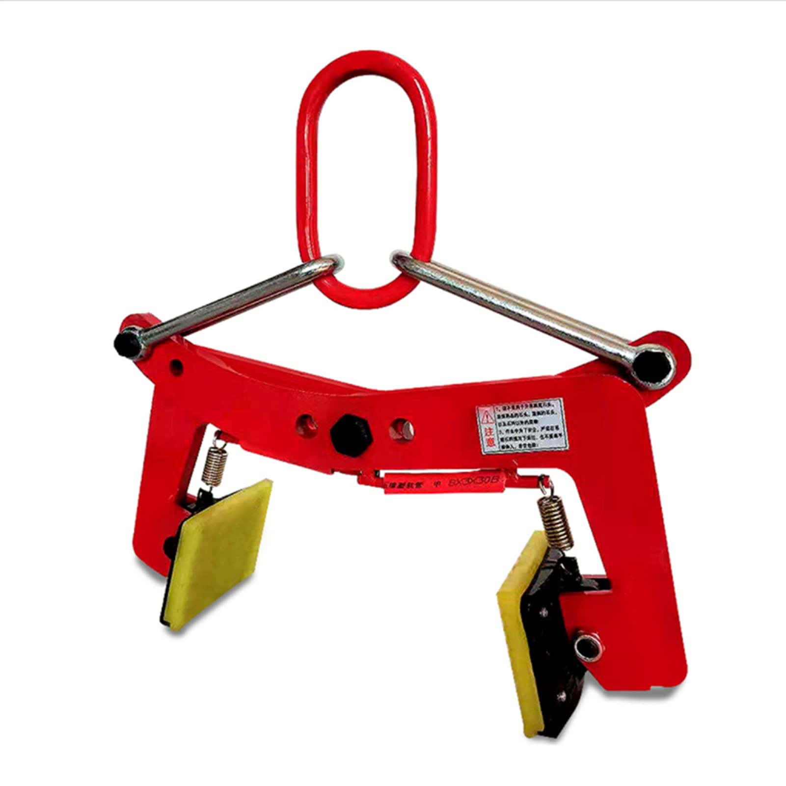 YUOPL Vertical Plate Lifting Clamps - Heavy Duty Steel Plate Clamp with Adjustable Jaw for Construction, Metalworking & Material Handling - Perfect for Workshops, Shipyards & Industrial Transport