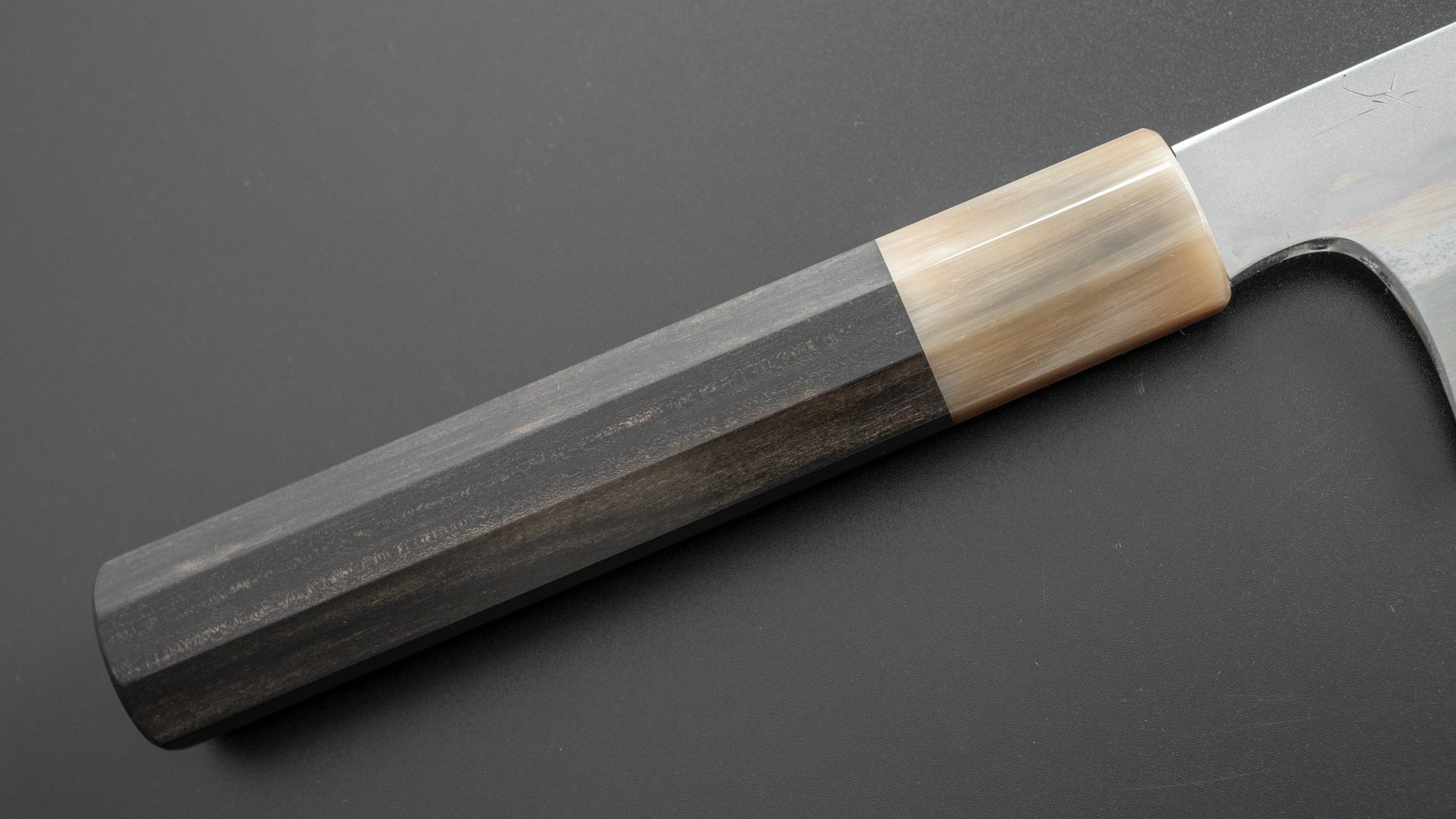 Hitohira Togashi Kyuzo White #1 Fuji Hakumon Mizu Honyaki Gyuto 240mm Japanese Chef Knife with Taihei Ebony Handle & Saya (045) - Premium Kitchen Knife for Professional Chefs & Home Cooking Enthusiasts, Perfect for Slicing, Dicing & Precision Cutting