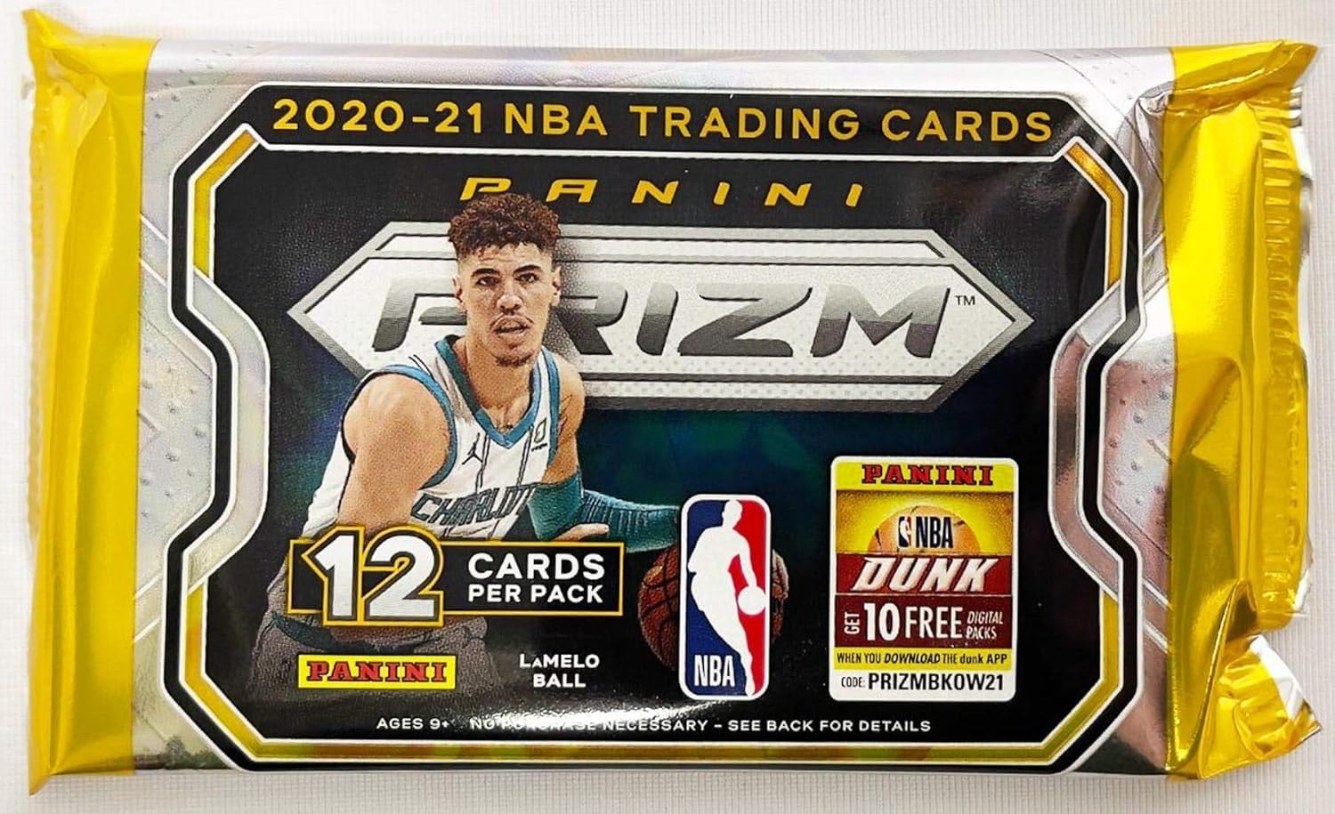 2020-21 Panini Prizm Basketball Hobby Pack - 12 Premium Trading Cards | NBA Collectibles for Fans & Investors | Perfect for Card Shows, Gifts, and Collections