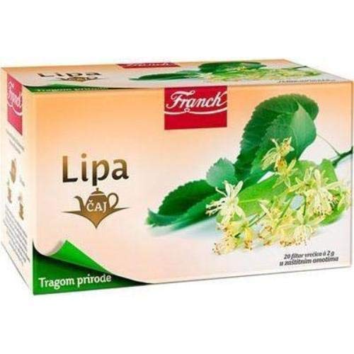 Organic Linden Herbal Tea Bags - 20 Count (40g) | Relaxing & Calming Floral Tea for Stress Relief & Better Sleep | Perfect for Evening Relaxation & Wellness Rituals