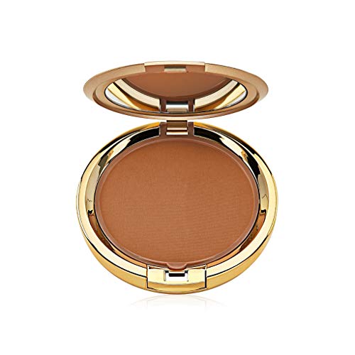 Milani Even Touch Powder Foundation - Warm Toffee Shade, Oil-Free Matte Finish, Buildable Coverage for All-Day Wear | Perfect for Everyday Makeup & Professional Looks