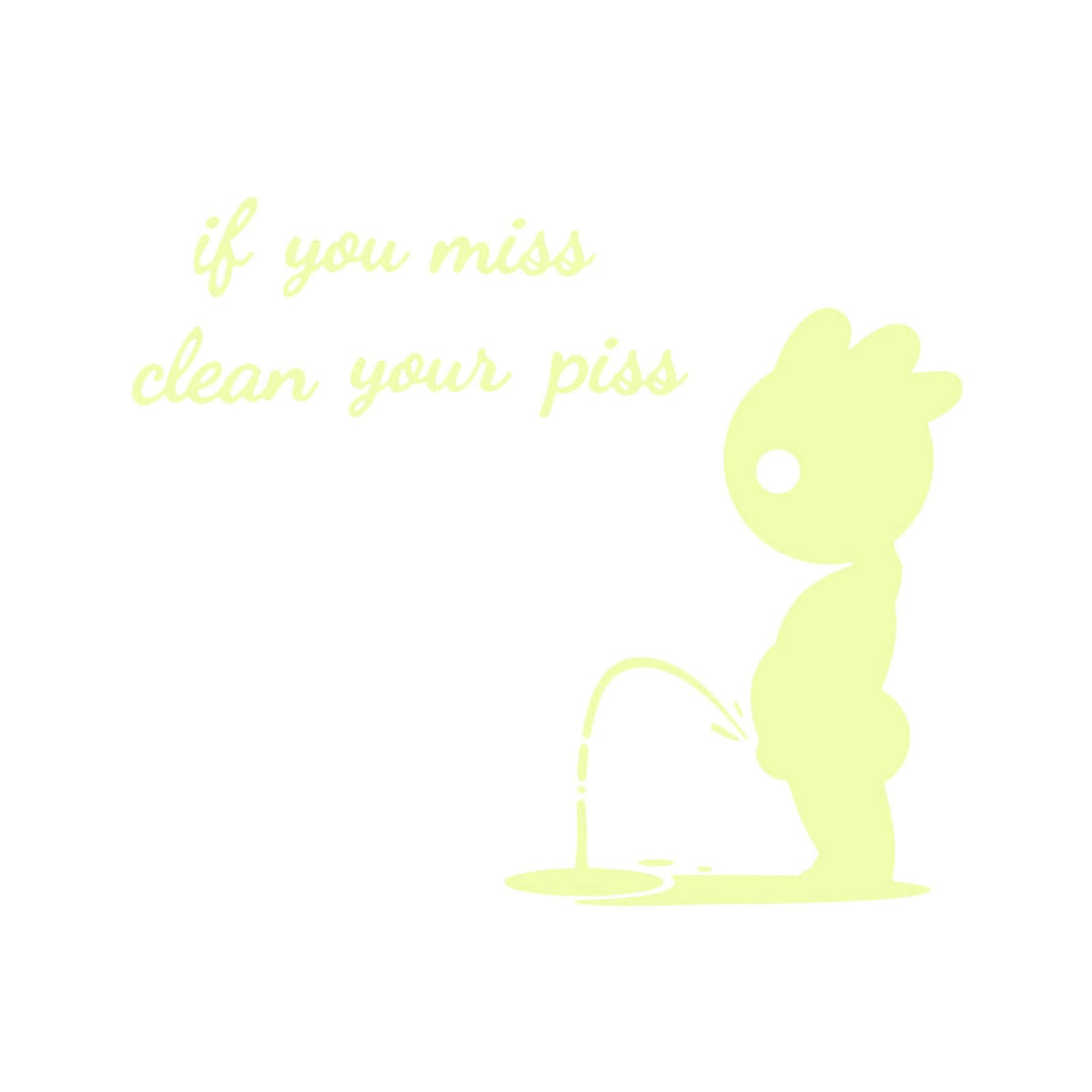Glow in the Dark Toilet Wall Decals - Removable Motivational Stickers for Bathroom Decor & Water Bottles | Perfect for Nighttime Bathroom Visits & Inspirational Home Decor