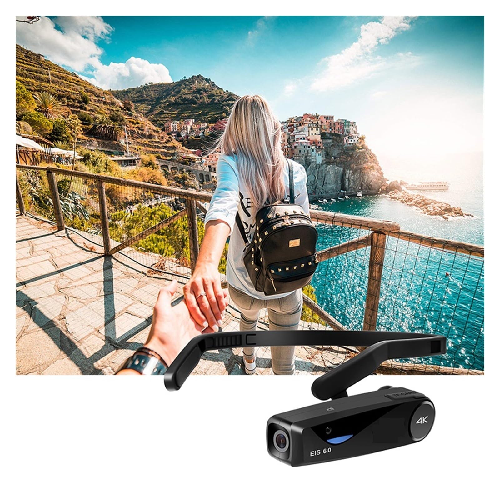 MZZYG 4K Video Camera for Vlogging & Blogging - Wearable Digital Camcorder with 64GB SD Card - Perfect for Travel, Sports, and Outdoor Adventures