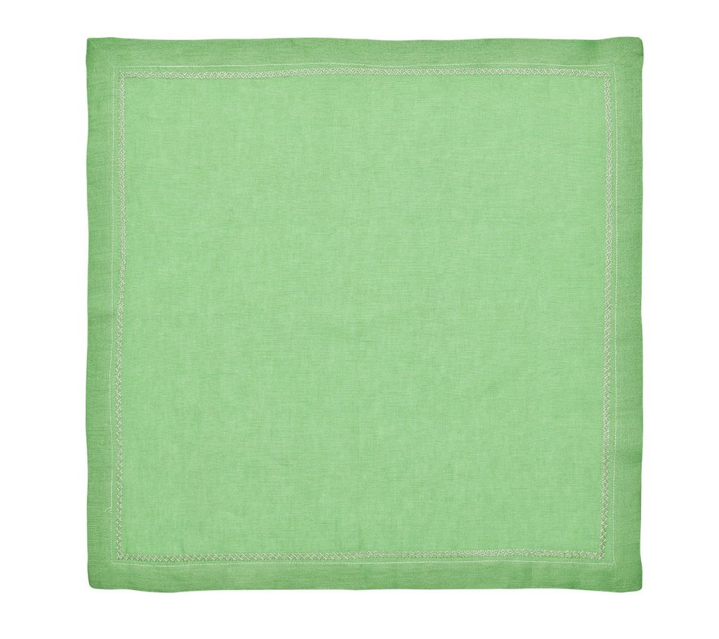 Eco-Friendly Classic Green Napkins Set of 4 - Premium Cotton Table Linens for Dinner Parties, Picnics & Home Decor