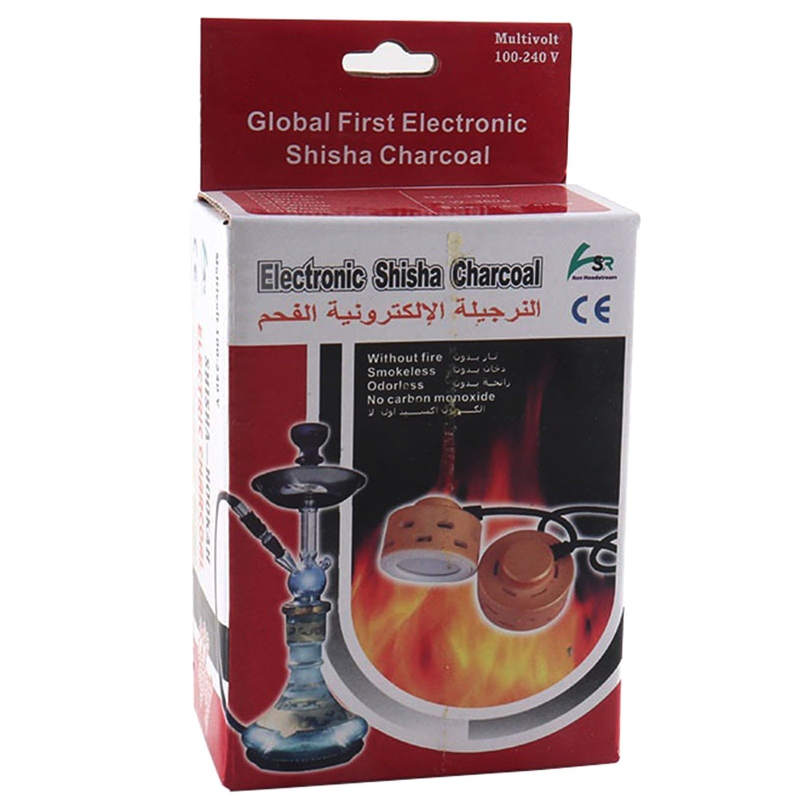 Reusable Electric Hookah Charcoal - Fast Heating Shisha Coal for Hookah Bowl & Narguile, No Burning Smell, Eco-Friendly Hookah Accessories Set - Perfect for Home Parties, Lounges & Outdoor Gatherings