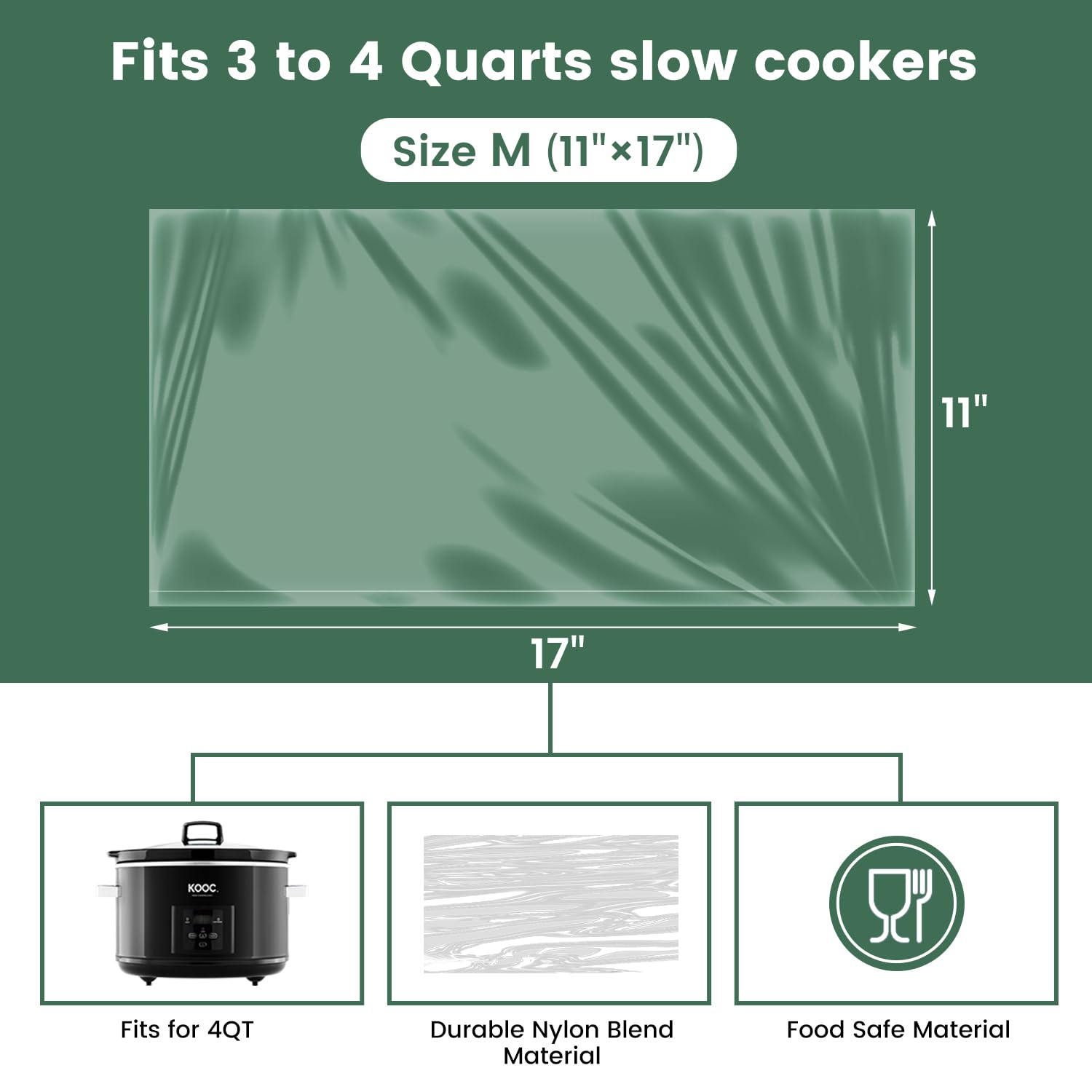 KOOC Slow Cooker Liners 11