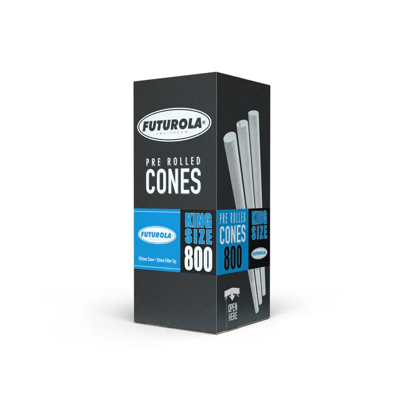 Futurola King Size 109/26 Pre Rolled Cones - Premium Rolling Papers for Smooth Smoking Experience | Perfect for Herbal Blends & Tobacco | Ideal for Home Use, Parties & Travel