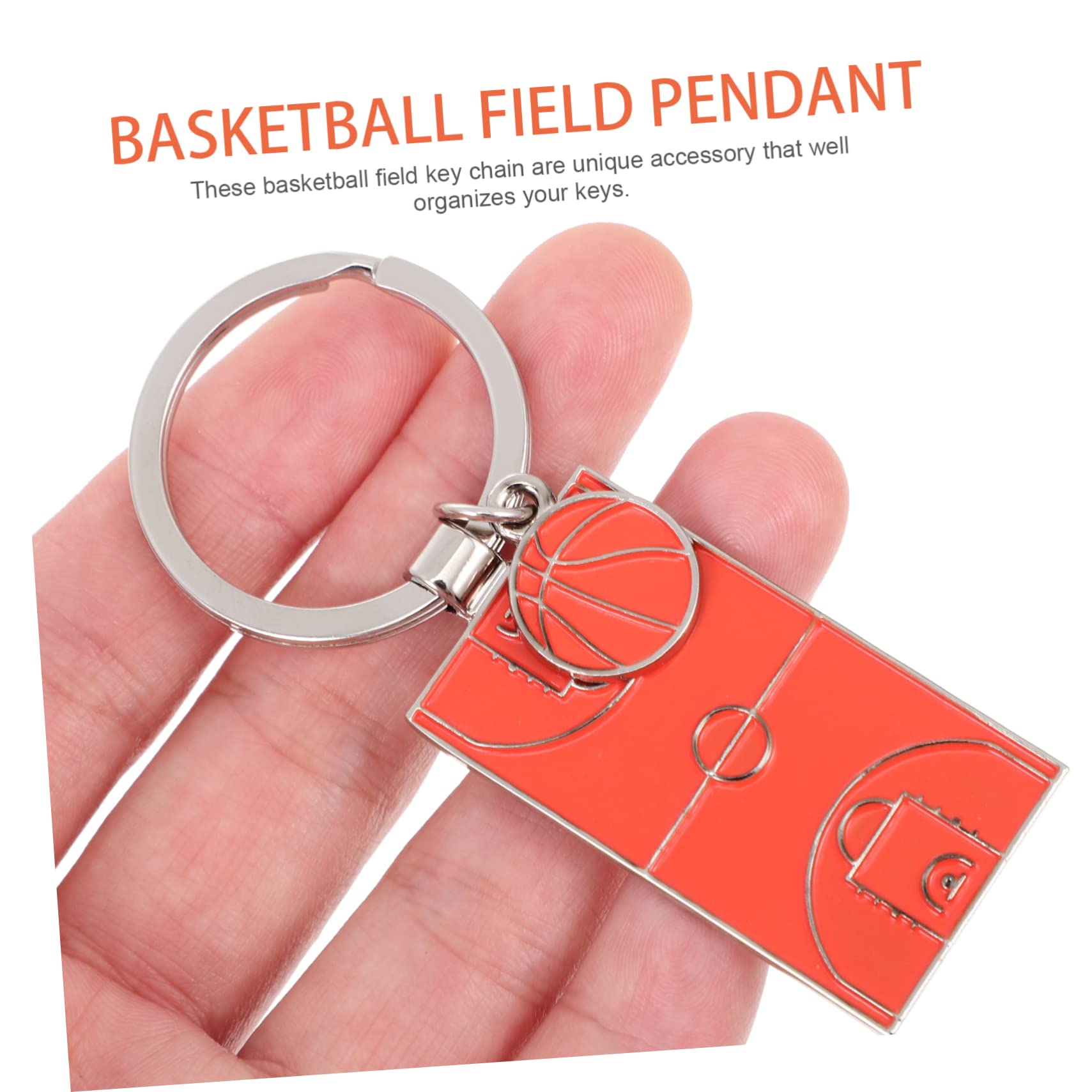 Balacoo 3-Piece Basketball Keychain Set - Sports Key Pendants for Men & Women - Perfect for Basketball Fans, Gifts, and Gym Bag Accessories