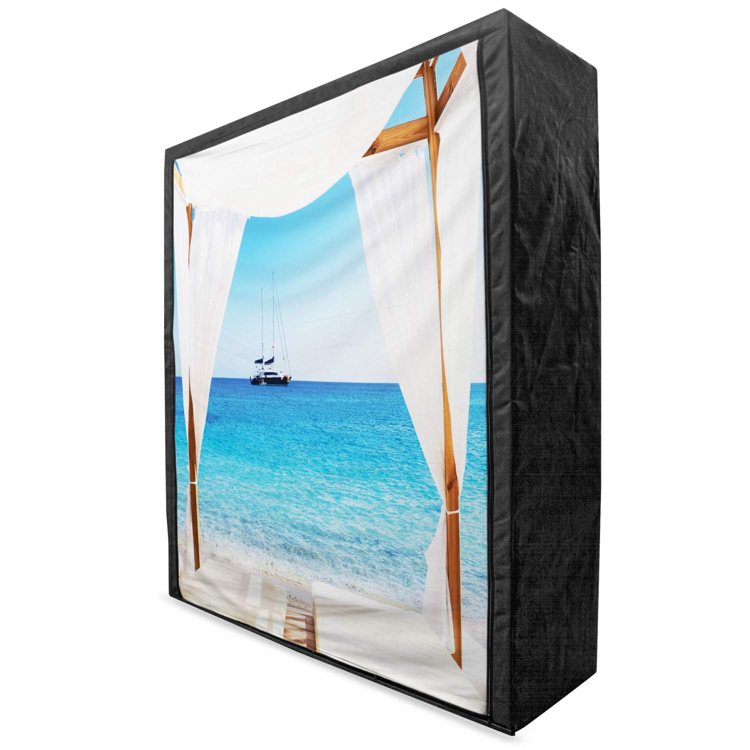 Ambesonne Balinese Portable Fabric Wardrobe - 59