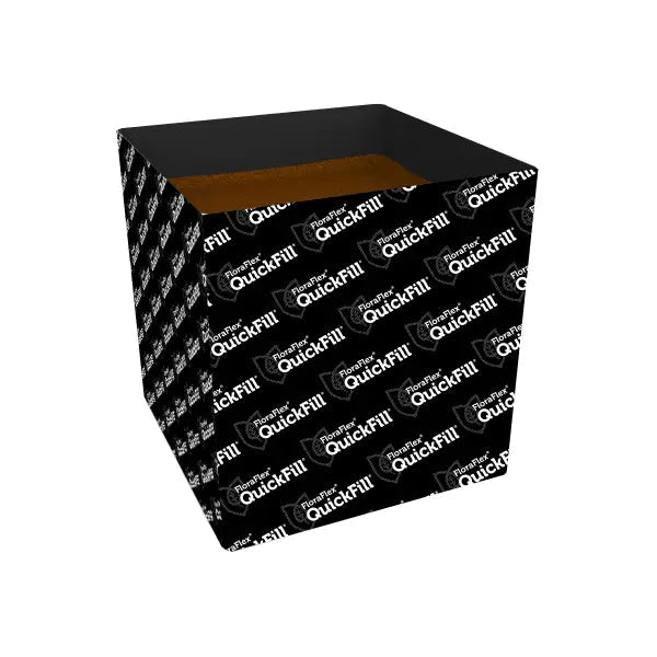 FloraFlex Quick Fill 2 Gallon Grow Bag - Black O2 Fabric with 60% WHC for Hydroponics & Indoor Gardening - Perfect for Cannabis, Vegetables, and Herbs