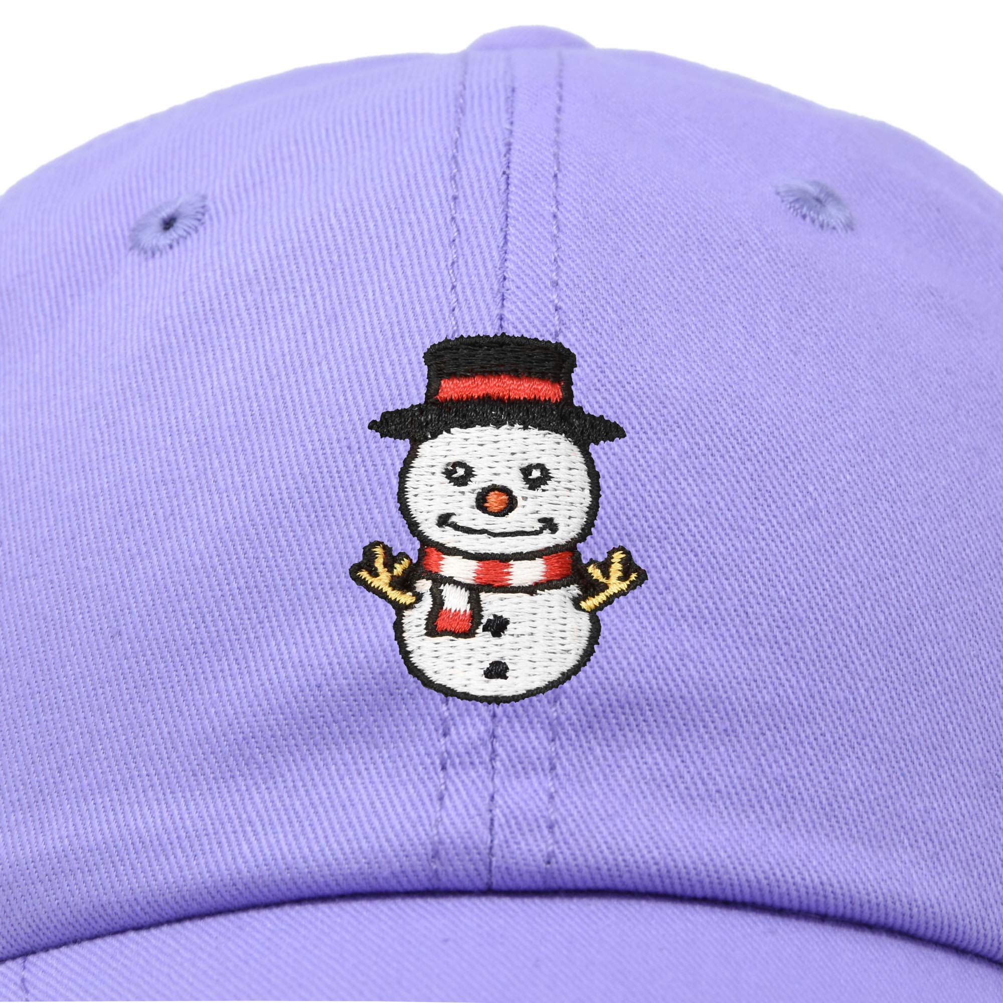 DALIX Cute Snowman Hat for Women - Winter Baseball Cap with Embroidery - Perfect for Christmas, Holiday Parties & Outdoor Activities