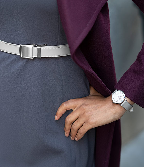 London Watch and Belt Set for Men - Premium Leather Strap & Classic Timepiece - Perfect for Business, Casual & Formal Occasions