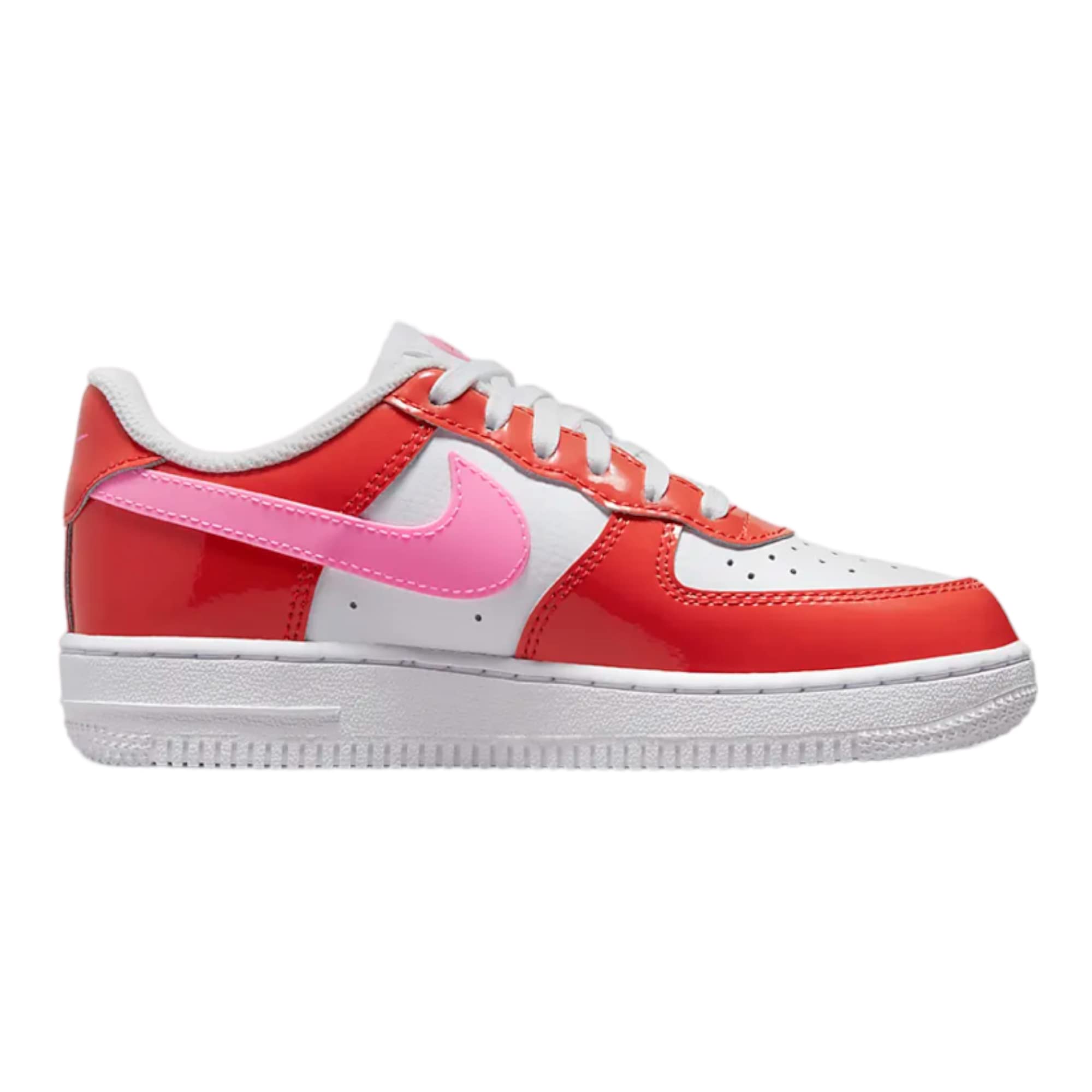 Nike Air Force 1 Low Preschool Shoes - White & Black Sneakers for Kids, Comfortable & Durable - Perfect for School, Playground & Everyday Wear