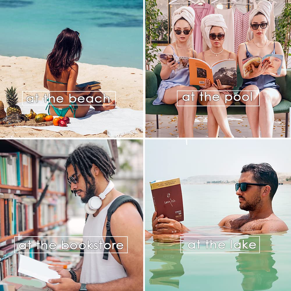 proSPORT Reader Sunglasses for Men & Women - Full Lens No-Line Reading Glasses (Non-Bifocal) - Perfect for Outdoor Reading, Fishing & Driving