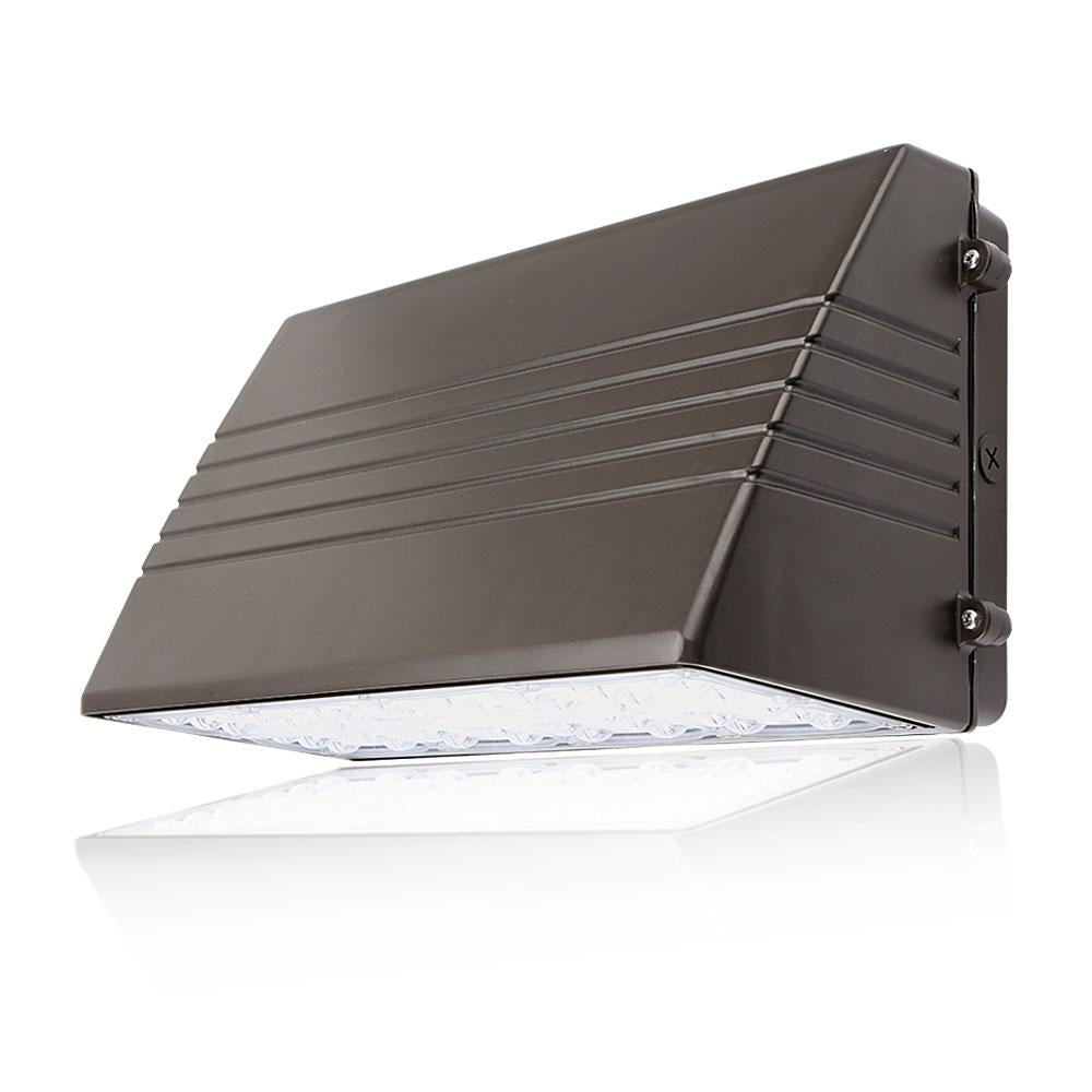 45W Full Cutoff LED Wall Pack Light - 6,450 Lumens, 5000K Daylight White, 120-277V, Replaces 150W HID - Perfect for Warehouse, Parking Lot & Building Exterior Security Lighting