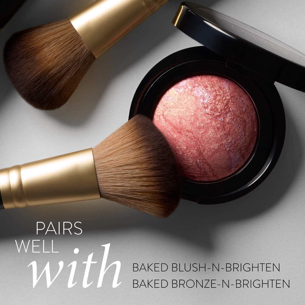 Dual Ended Blush & Bronzer Brush - Professional Makeup Brush for Contouring & Highlighting - Perfect for Everyday Makeup & Travel