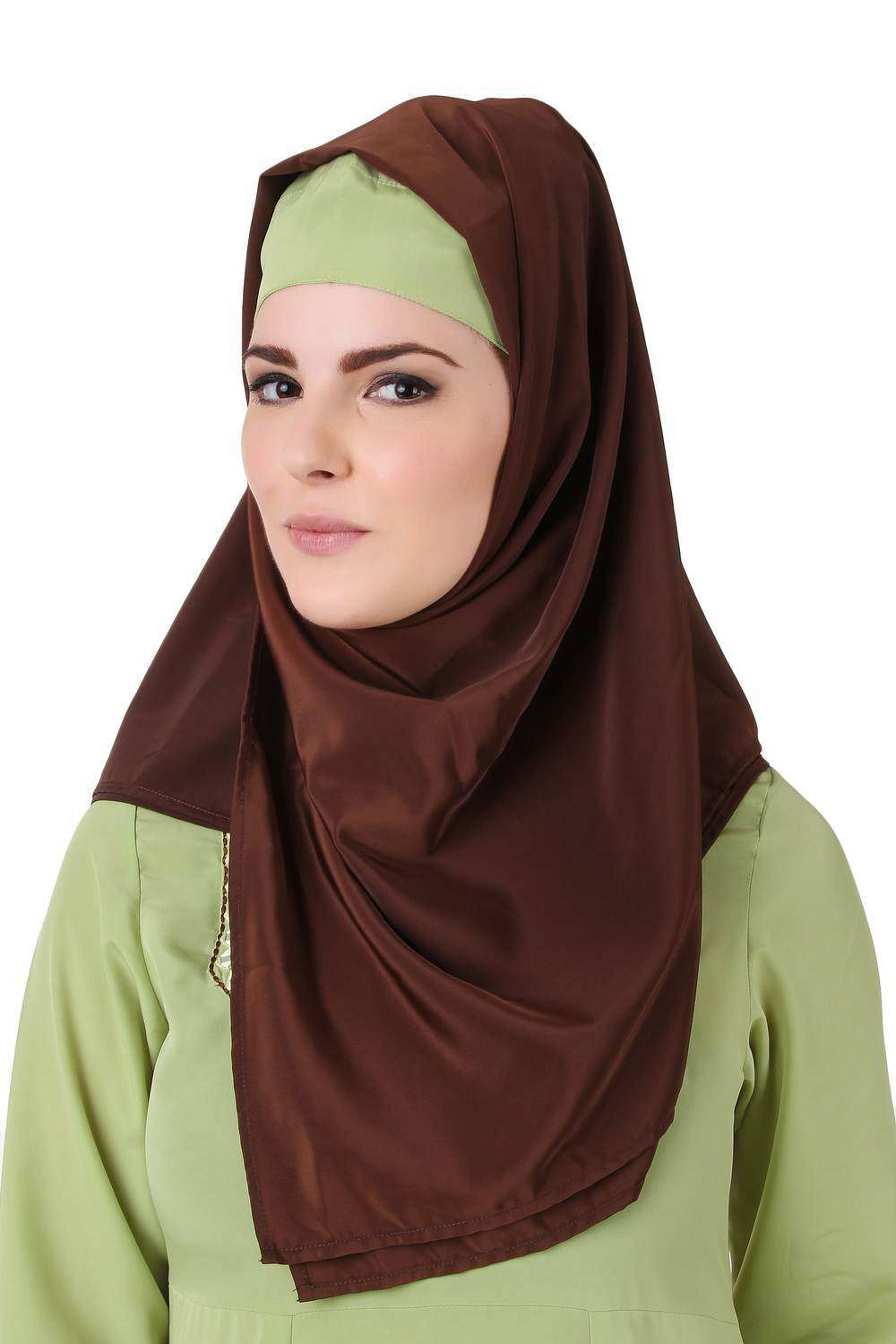 Ghusoon Brown Hijab - Soft & Breathable Muslim Headscarf for Women - Perfect for Daily Wear, Prayer, and Modest Fashion