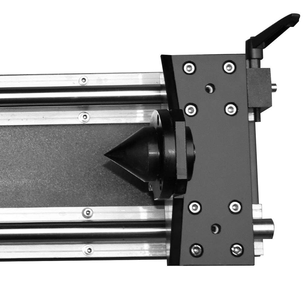 80mm CNC Router Rotary Axis Attachment with 3-Jaw Chuck & 2-Phase Stepper Motor for CO2 Laser Engraving & Cutting Machines - Perfect for Cylindrical Engraving, Woodworking, and Metal Fabrication
