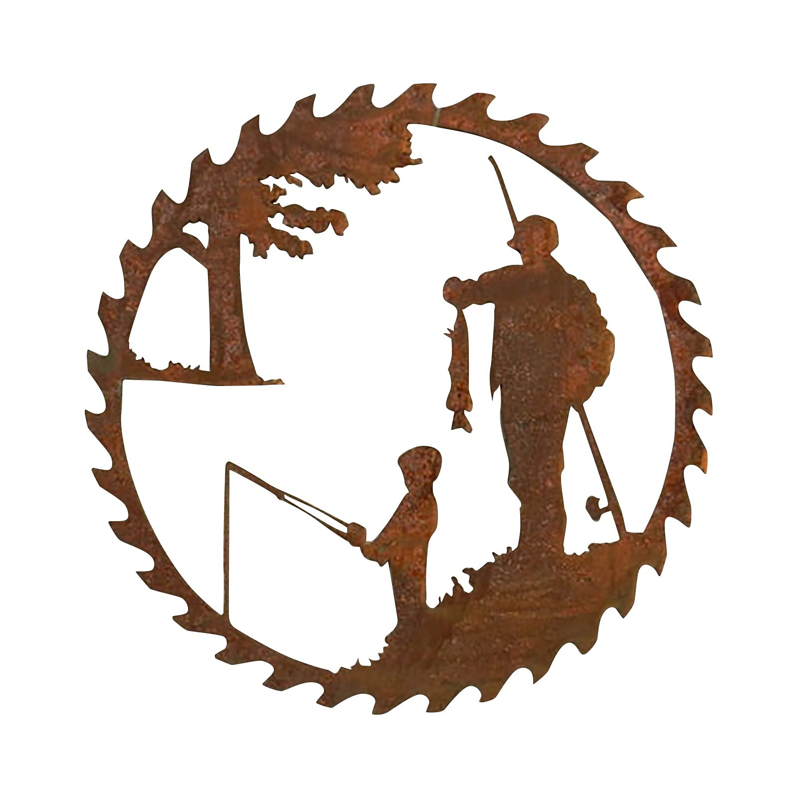 Elneeya Father's Day Gift - Rustic Metal Wall Art Decor with Fishing Theme, Unique Home & Garden Decoration for Dad, Perfect for Living Room, Man Cave or Outdoor Patio