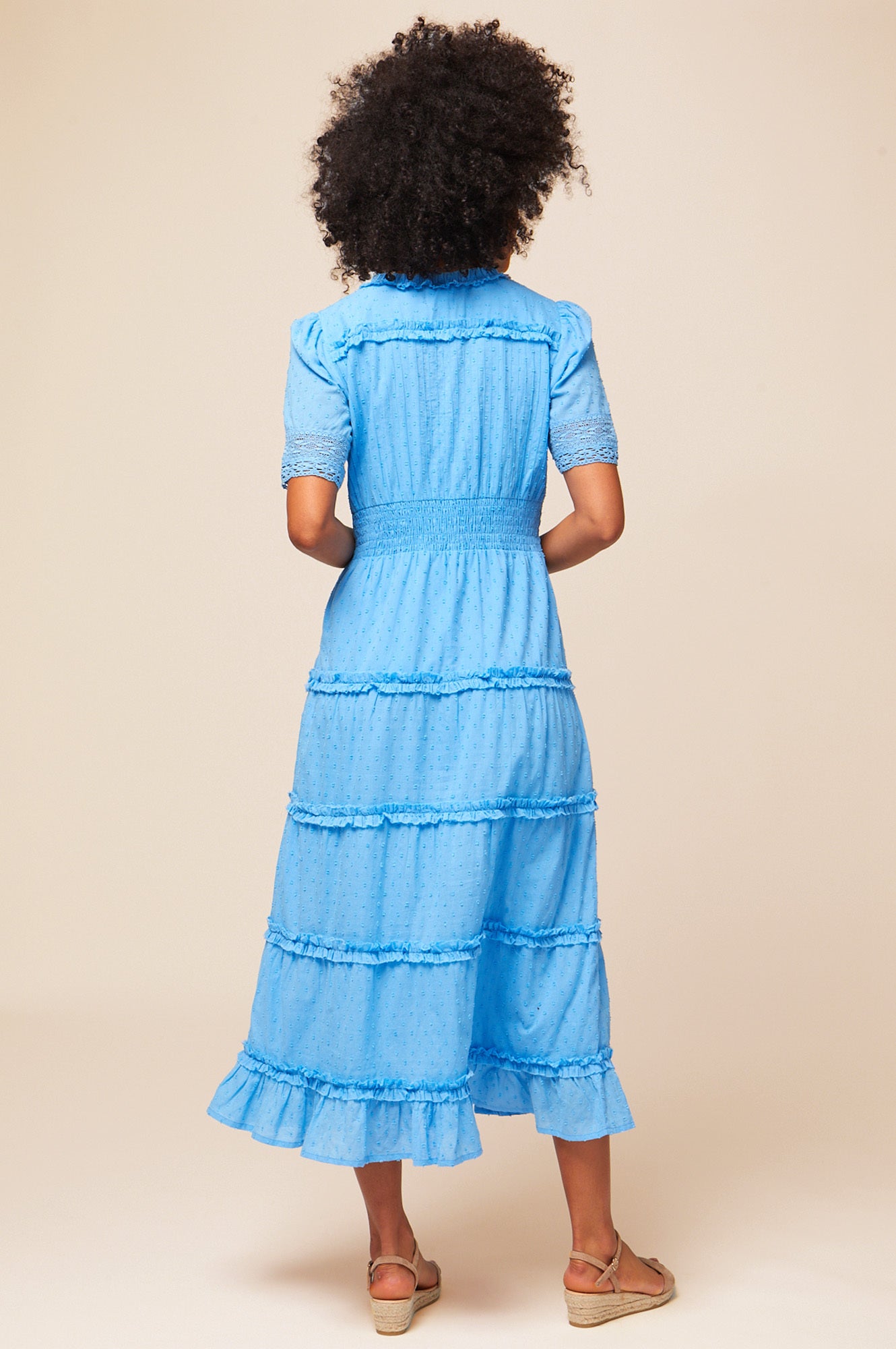 Elegant Viola Dress in Marina Blue - Perfect for Weddings, Parties & Special Occasions