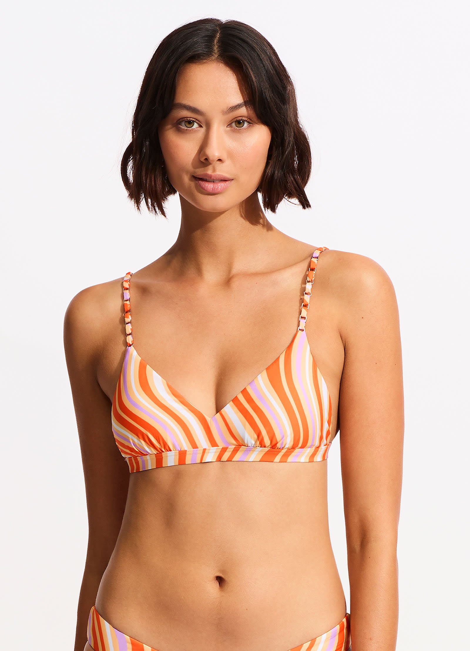 Mod Squad FixedTri Bra - Supportive & Comfortable Full Coverage Sports Bra for Women - Perfect for Yoga, Running & High-Impact Workouts
