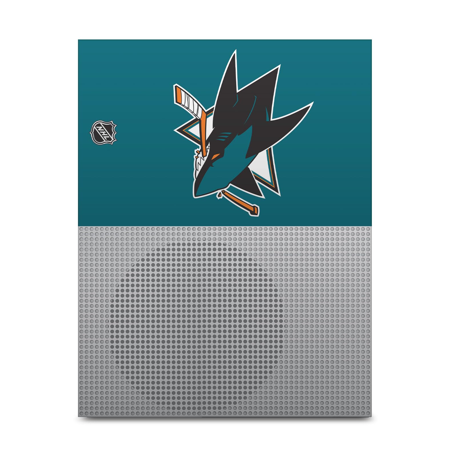 Head Case Designs Licenza Ufficiale NHL San Jose Sharks Vinile Sticker Gaming Pelle Adesivo Compatibile con Xbox One S Console - Decorazione per Controller e Accessori da Gioco