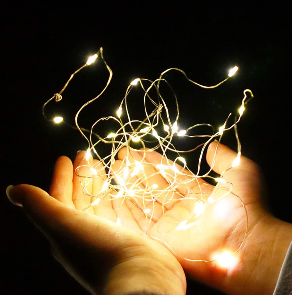 18 Pack Battery Operated Fairy Lights - 7Ft 20 LED Mini String Lights with Waterproof Copper Wire | Warm White Wedding, Party, Bedroom & Christmas Decorations | Perfect for Indoor/Outdoor Home Decor, Garden Lighting, and Holiday Displays