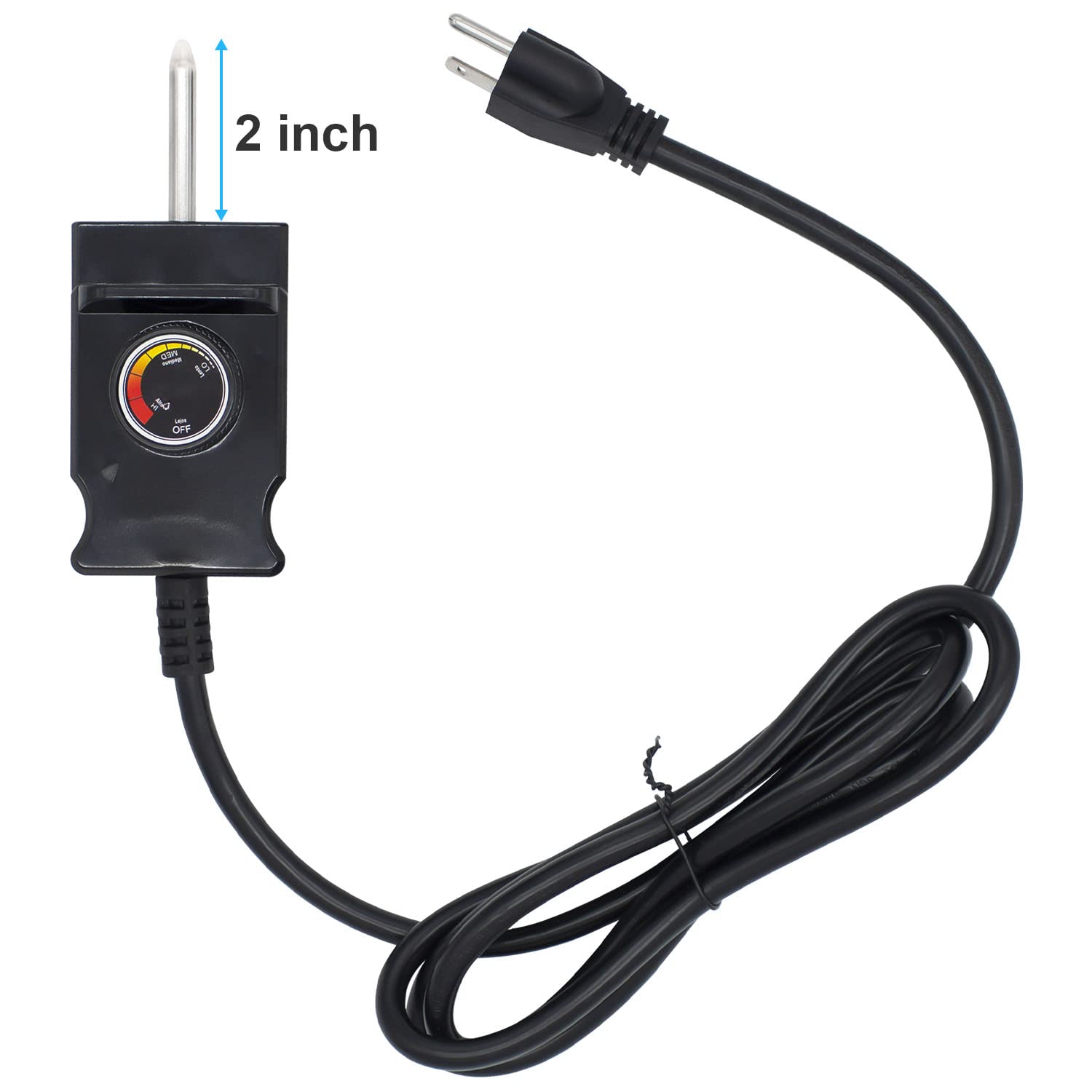 Adjustable Thermostat Controller Probe Cord for Masterbuilt MB20070210 & MB25075517 Electric Smokers | Compatible with Outdoor Cooking Smokers & Grills | Perfect for BBQ, Smoking Meat, and Backyard Cooking