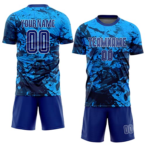Tie Dye Royal-white