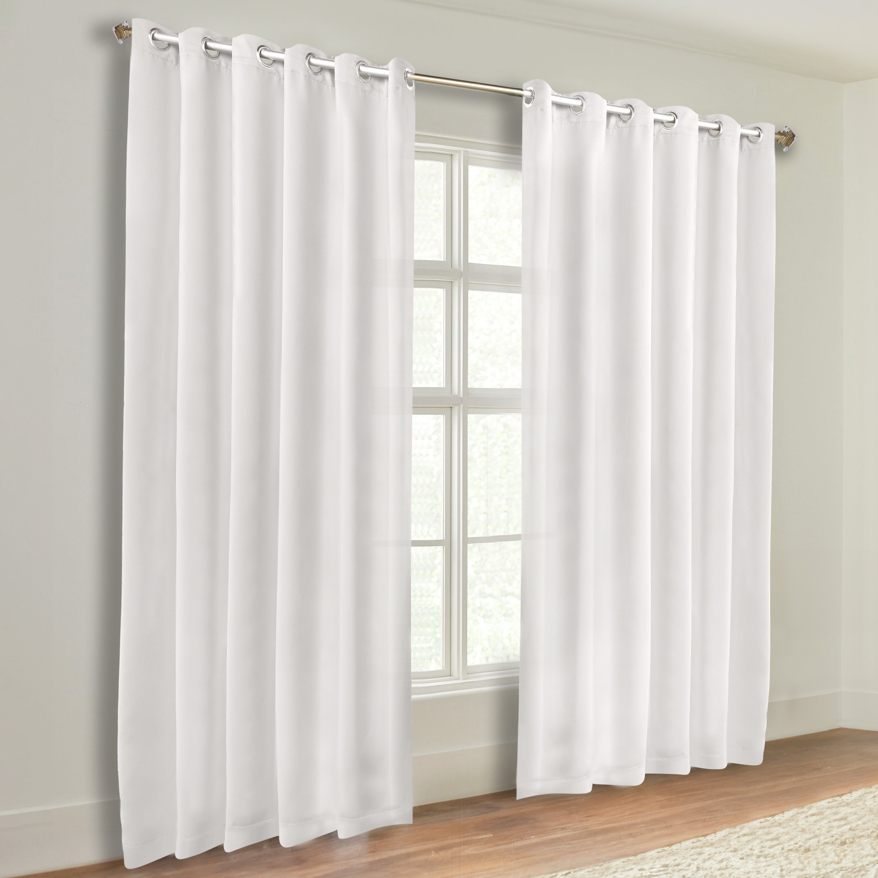 Machine Washable Blackout Curtains Set of 2 - Solid Color Room Darkening Window Treatments for Bedroom & Nursery - Blocks Light & Noise for Better Sleep