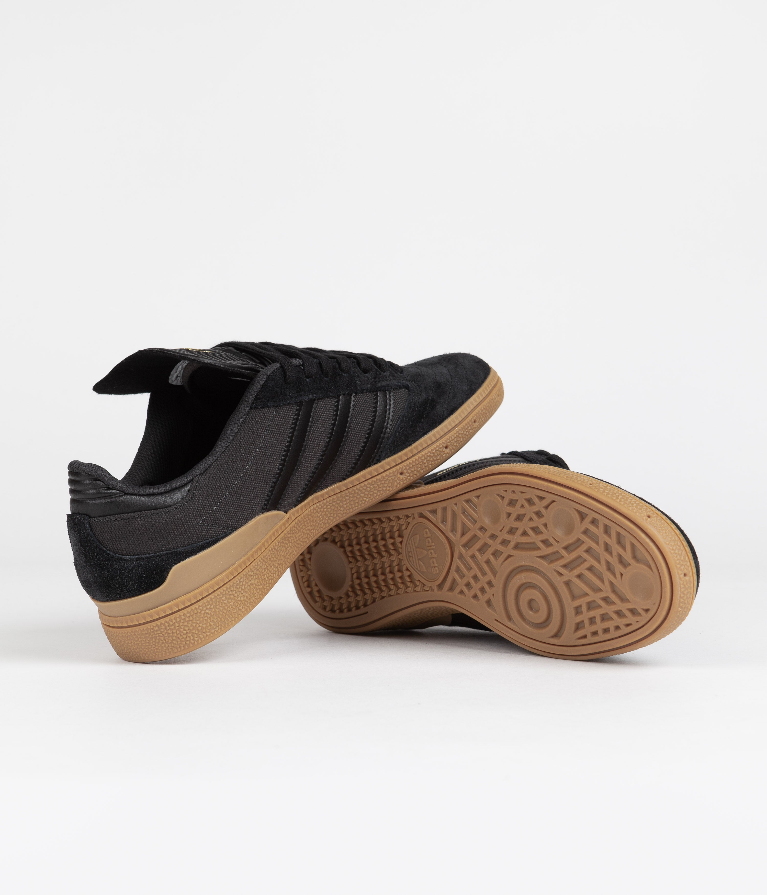 Adidas Busenitz Sneakers for Men - Core Black / Carbon / Gold Metallic - Skateboarding Shoes for Street Style & Urban Fashion
