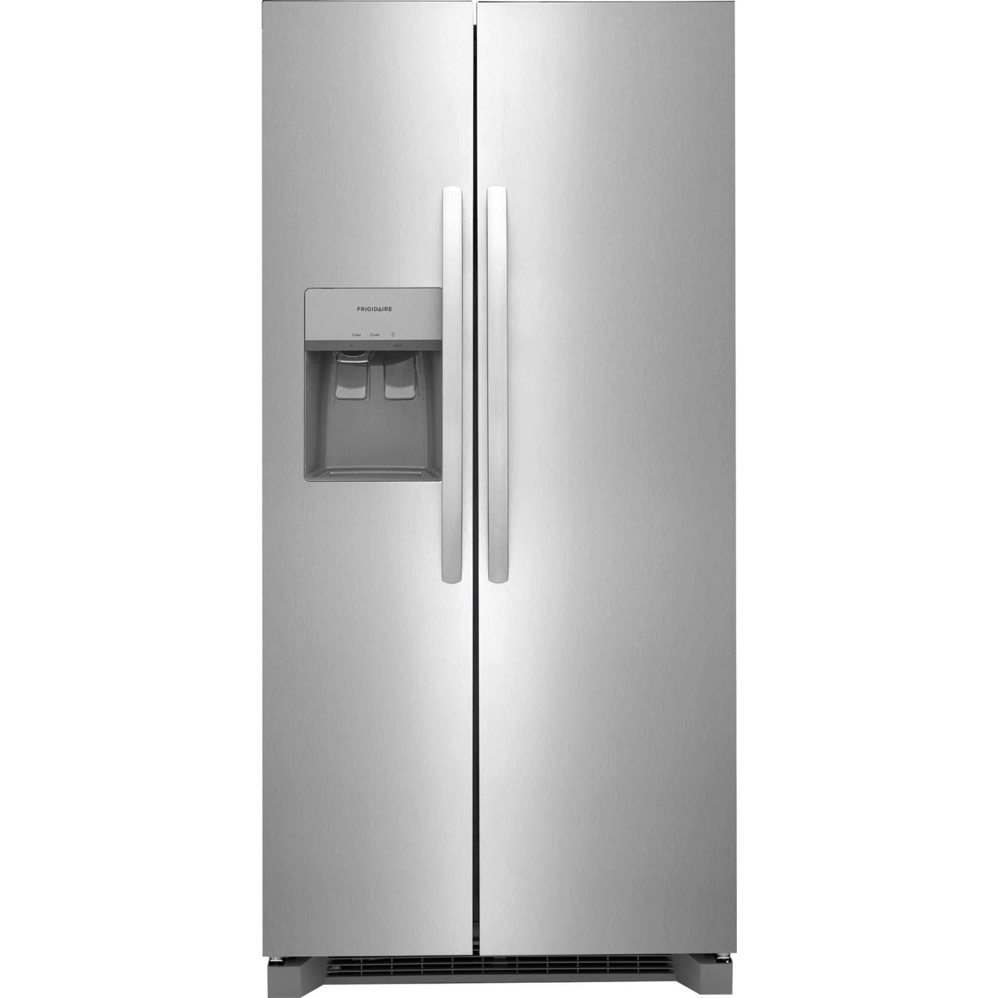 Frigidaire FRSS2323AS Stainless Steel Side by Side Refrigerator - Energy Efficient 23 Cu. Ft. French Door Fridge for Modern Kitchen & Open Floor Plan Homes