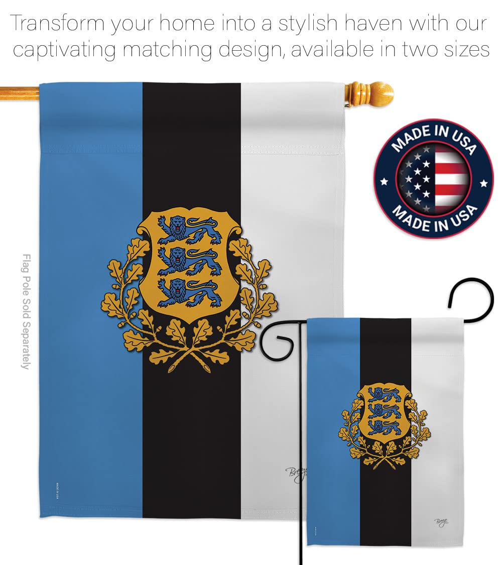 Estonia National Flag Set 28
