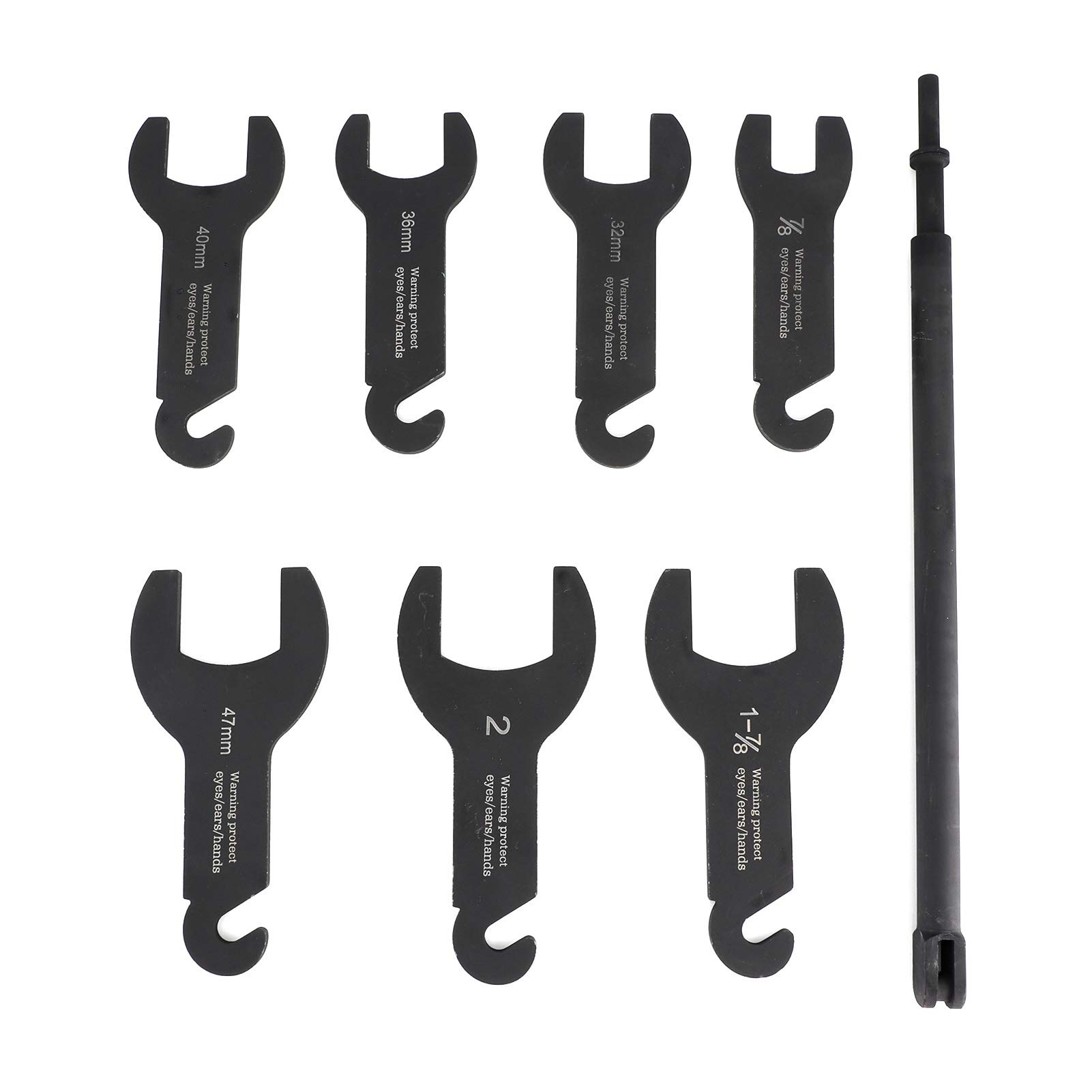 KIMISS Pneumatic Fan Clutch Wrench Set - Professional Removal & Disassembly Tool Kit with Toolbox (43300) | Compatible with Ford Vehicles | Ideal for Auto Repair Shops & DIY Mechanics