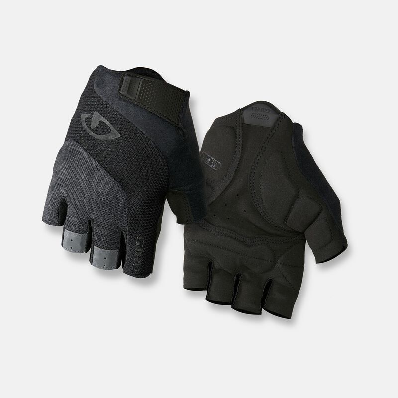 Giro Bravo Gel Cycling Gloves - Unisex Bike Gloves for Men & Women - Padded Gel Palm for Comfort & Shock Absorption - Perfect for Road Biking, Mountain Biking & Commuting