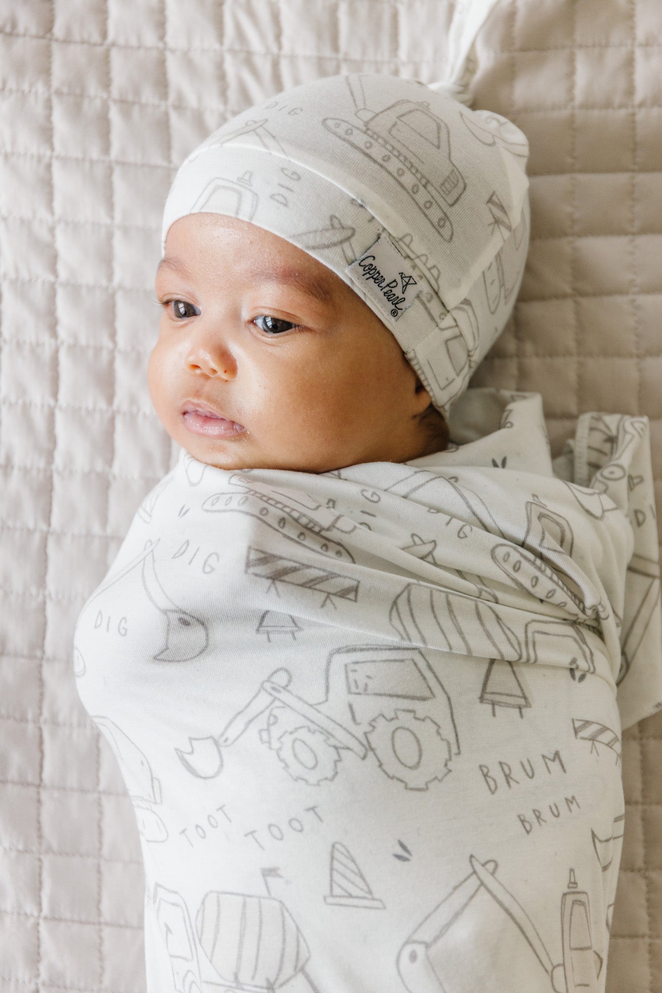 Soft & Breathable Knit Swaddle Blanket for Babies - Gage - Perfect for Newborn Sleep, Swaddling & Comfortable Lounging