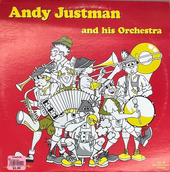 Vintage Andy Justman And His Orchestra Vinyl LP Record (VG+ Condition) – Perfect for Jazz Collectors & Retro Music Enthusiasts