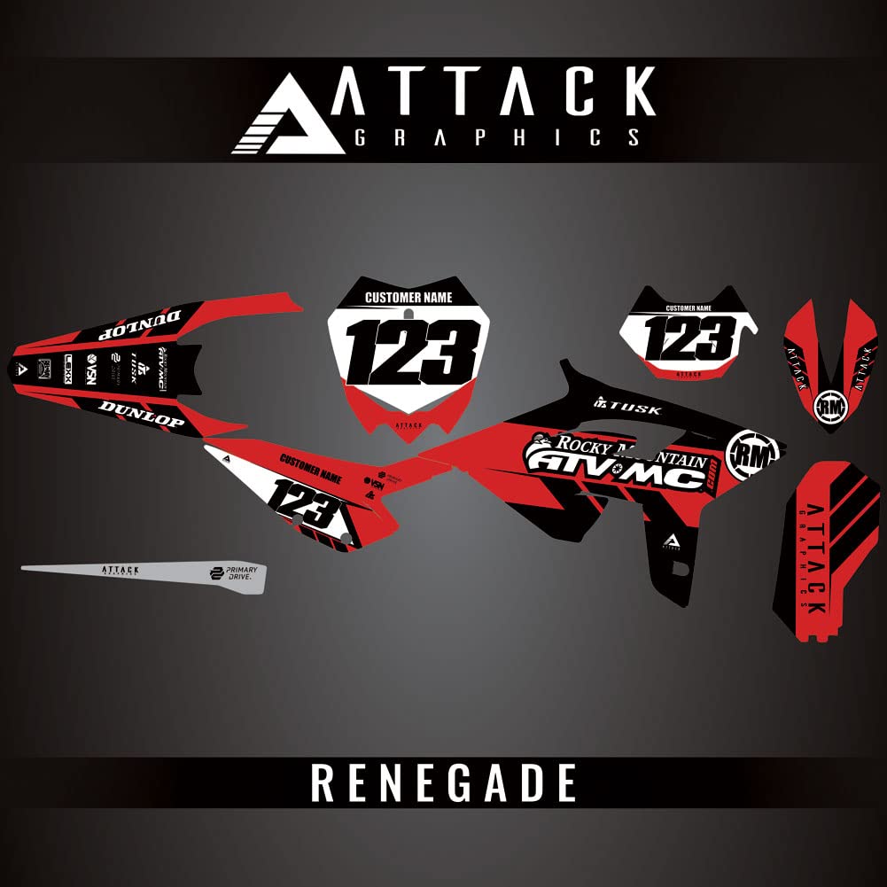 Custom Beta 480 RR Race Edition 2020 Complete Bike Graphics Kit by Attack Graphics - High-Performance Dirt Bike Decals for Motocross & Off-Road Racing