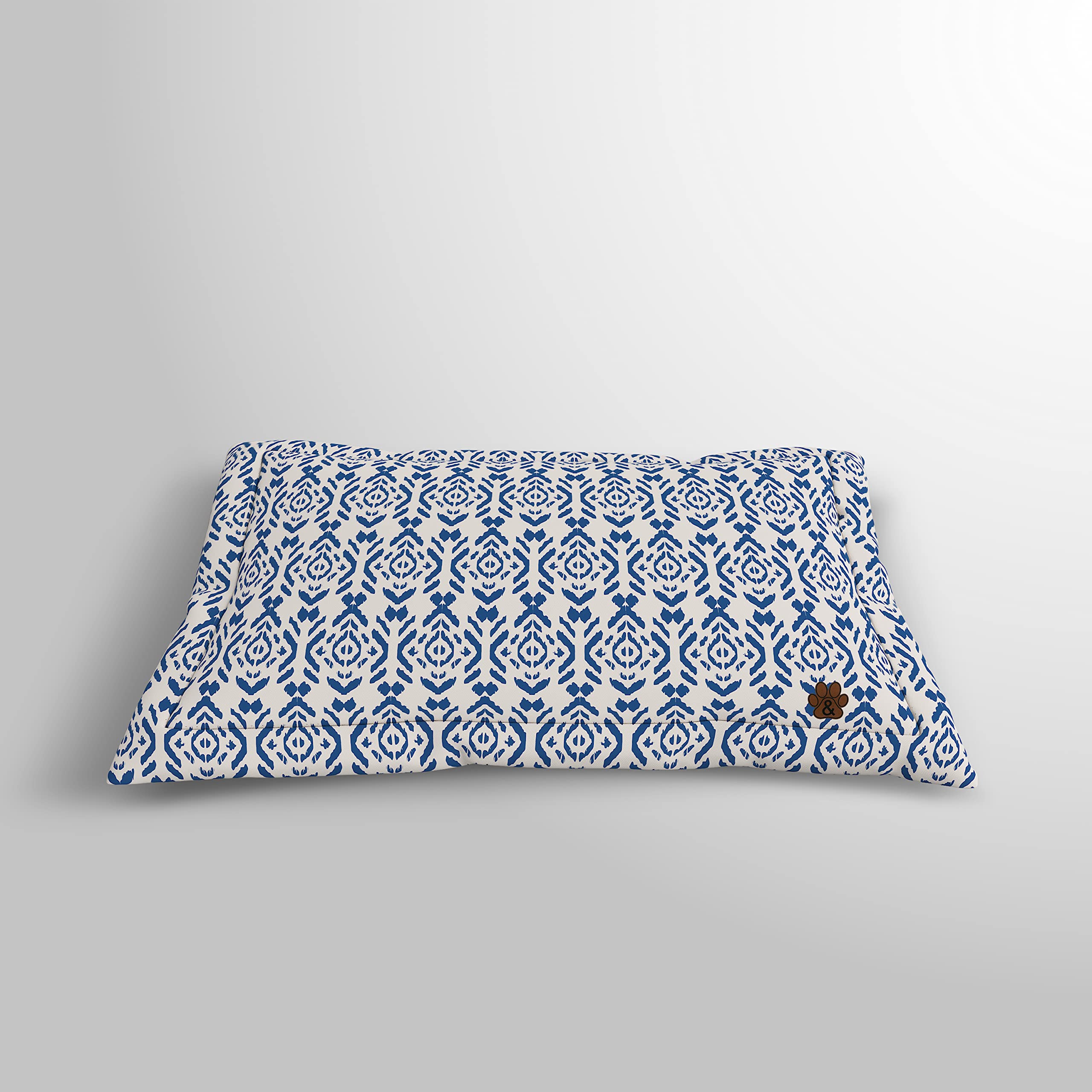 Premium Dog Mat for Large, Medium & Small Dogs & Cats - Non-Slip Bottom, Machine Washable Pet Bed Mattress (Pattern 15, Large) - Perfect for Living Room, Bedroom & Crate Comfort