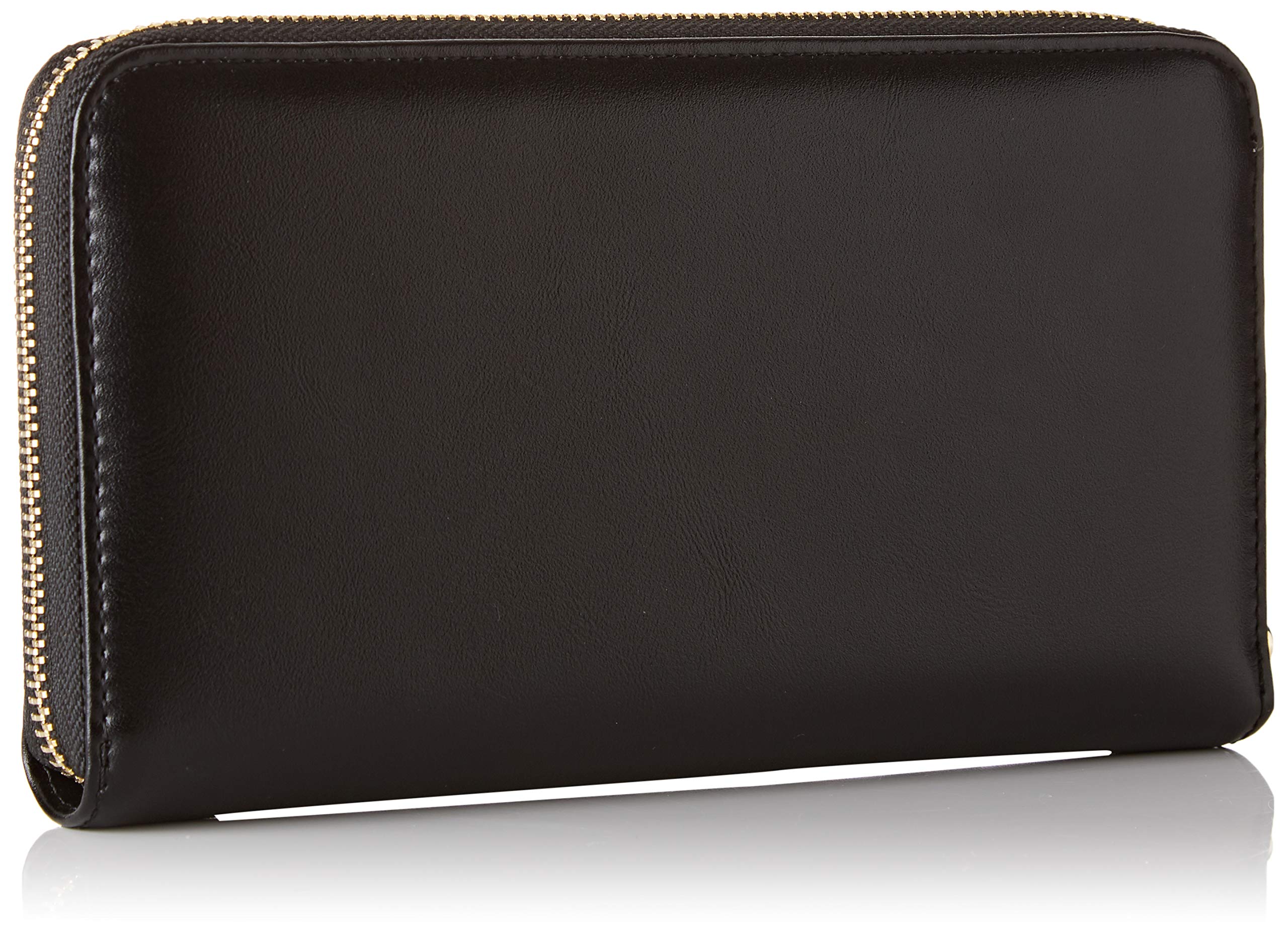 Trussardi Women's Genuine Leather Wallet - Faith Zip 3 Pocket Large Ecoleather Wallet (20.5x11.5x2.5 cm) for Everyday Use, Travel & Gift Giving