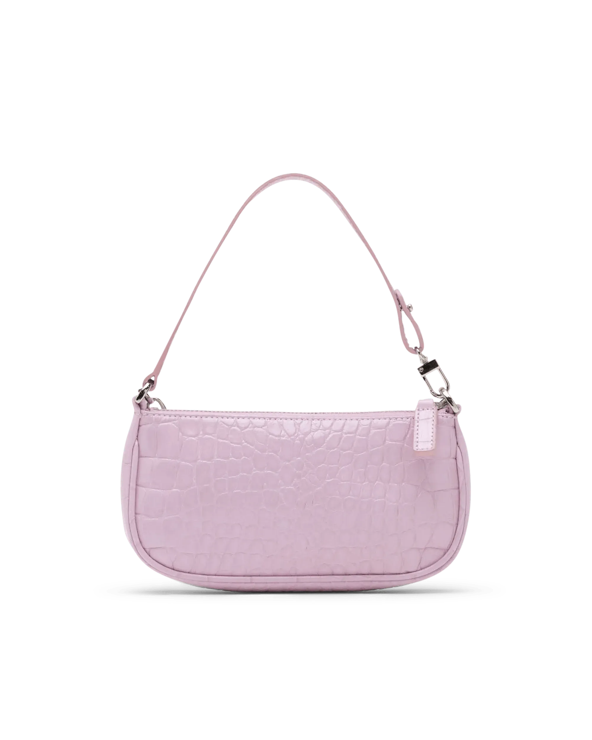 Mini Rachel Croc Effect Shoulder Bag for Women - Stylish Vegan Leather Crossbody Purse, Fashionable Small Handbag for Daily Use, Work, Shopping & Travel