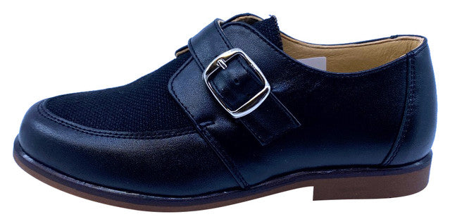 **Maria Catalan Kids' Black Dress Shoes for Boys & Girls - Perfect for School, Weddings & Formal Events**