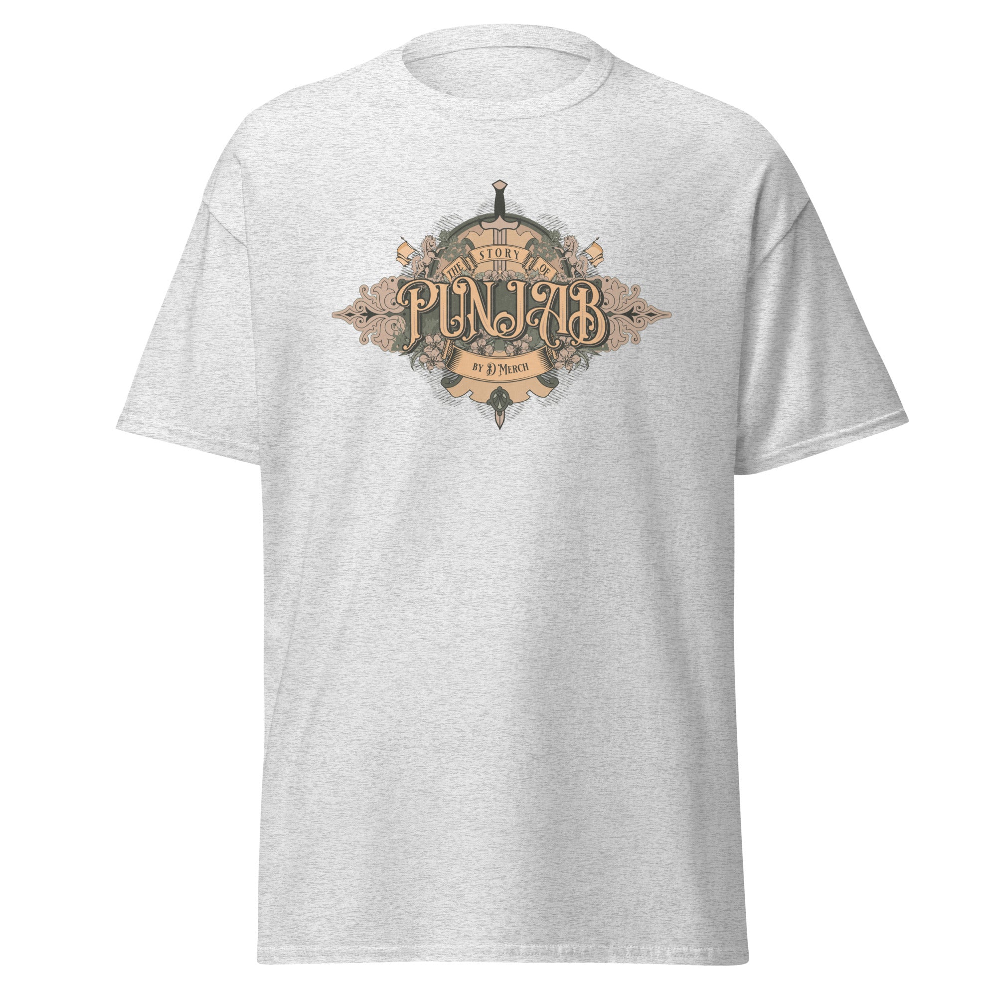 Story of Punjab Men's Classic Cotton T-Shirt | Comfortable Casual Wear for Everyday Outfits | Perfect for Street Style, Weekend Outings & Travel