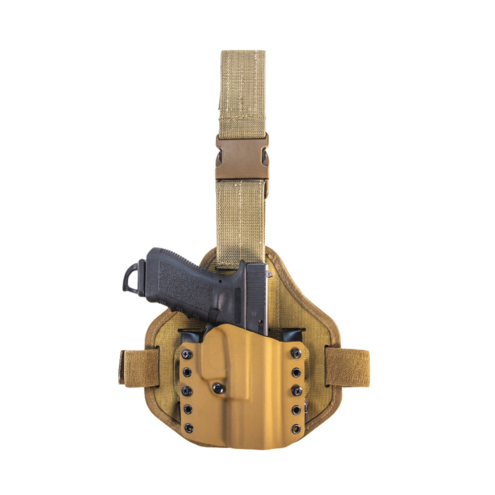 High-Speed Tactical Single Point Drop Leg Warrior Combo - Made in USA | Perfect for Airsoft, Paintball & Military Training