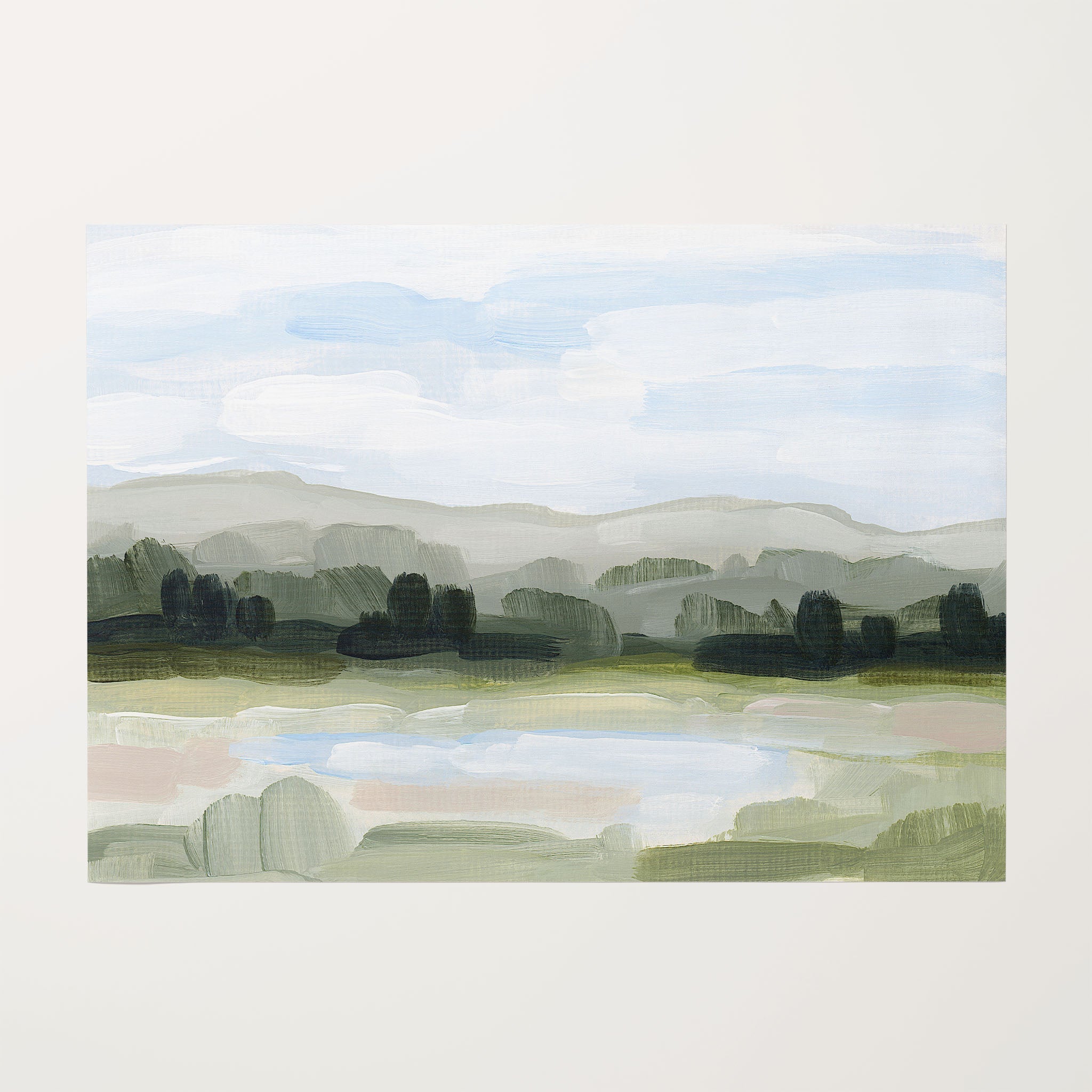 The Trail Ends Art Print - Nature Landscape Wall Decor for Home, Office & Cabin - Perfect for Living Room, Bedroom & Study Room