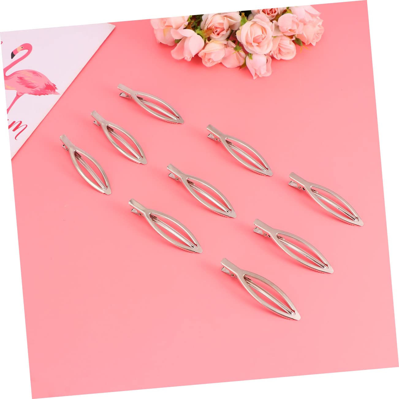 FOMIYES Stainless Steel Hair Clips Set - Leaf & Geometric Bobby Pins for Women with Fine Hair - Barrettes for Everyday Styling, Weddings & Special Occasions