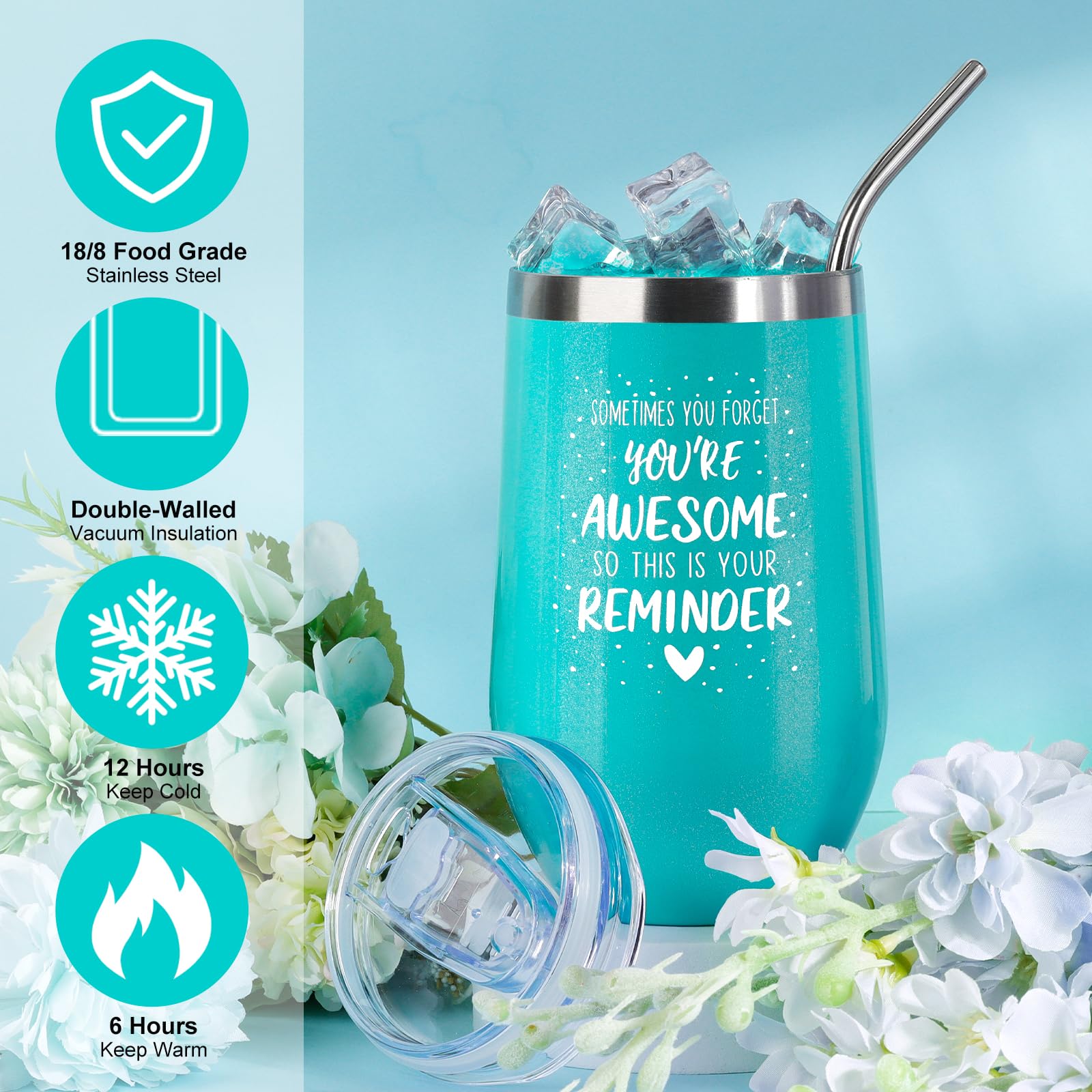 Relaxing Spa Gift Basket Set for Women - Birthday Gifts for Her, Mom, Grandma, Daughter, Sister, Wife, Girlfriend & Coworkers - Unique Bath Set with Essential Oils, Bath Bombs & More (Blue) - Perfect for Self-Care, Mother's Day, Anniversary & Thank You Gifts