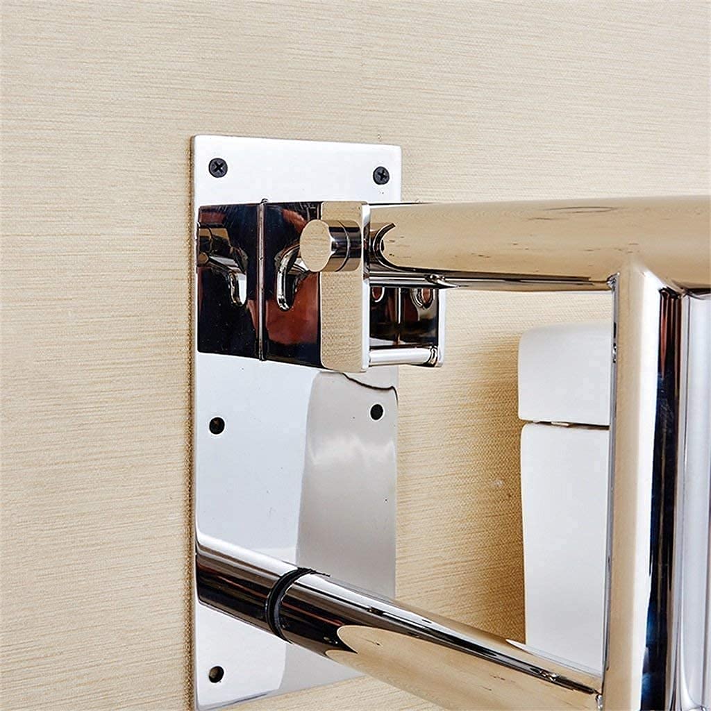 Foldable Safety Grab Bar - Adjustable Bathroom Support Rail for Toilet (24.5 Inches) - Non-Slip Shower Handle & Elderly Assist Device - Perfect for Seniors, Disabled & Post-Surgery Recovery