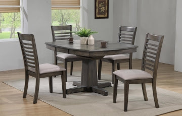 Annapolis 6-Piece Dining Table Set - Modern Wood Kitchen Table and Chairs for Small Spaces - Perfect for Breakfast Nook, Apartment, or Cozy Home Dining